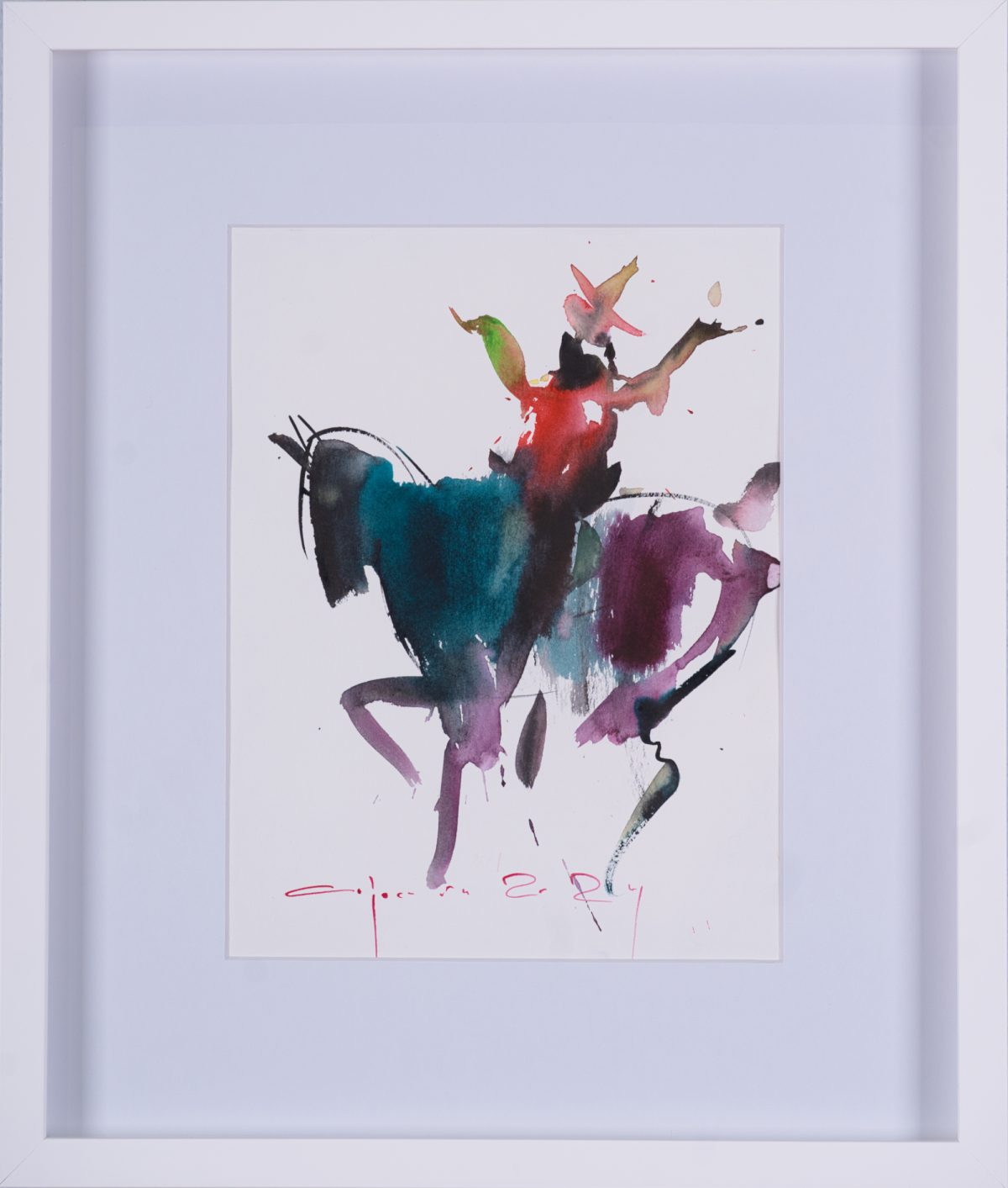 Călărețul vesel I – pictură în ulei, artist Iurie Cojocaru – Iurie Cojocaru – O Galerie de Artă