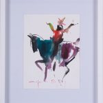Călărețul vesel I – pictură în ulei, artist Iurie Cojocaru – Iurie Cojocaru – O Galerie de Artă