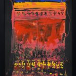 Catrință tricoloră – pictură în acrilic, artistă Cristina Marian – Cristina Marian – O Galerie de Artă