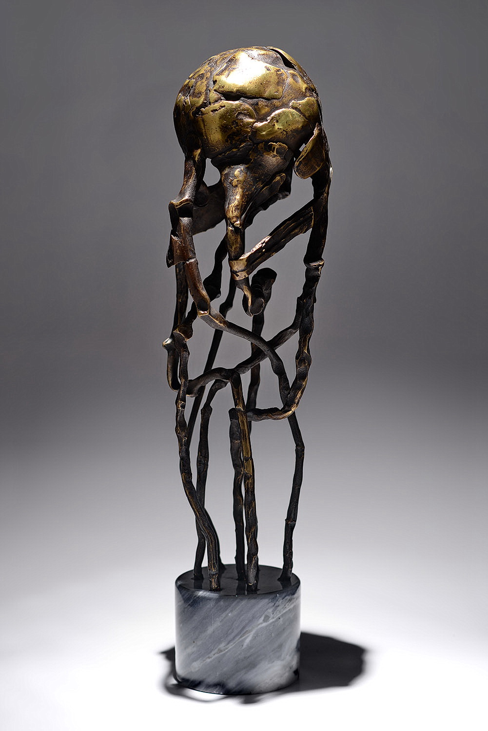Clepsidra – sculptură în bronz, artist Liviu Bumbu – Liviu Bumbu – O Galerie de Artă