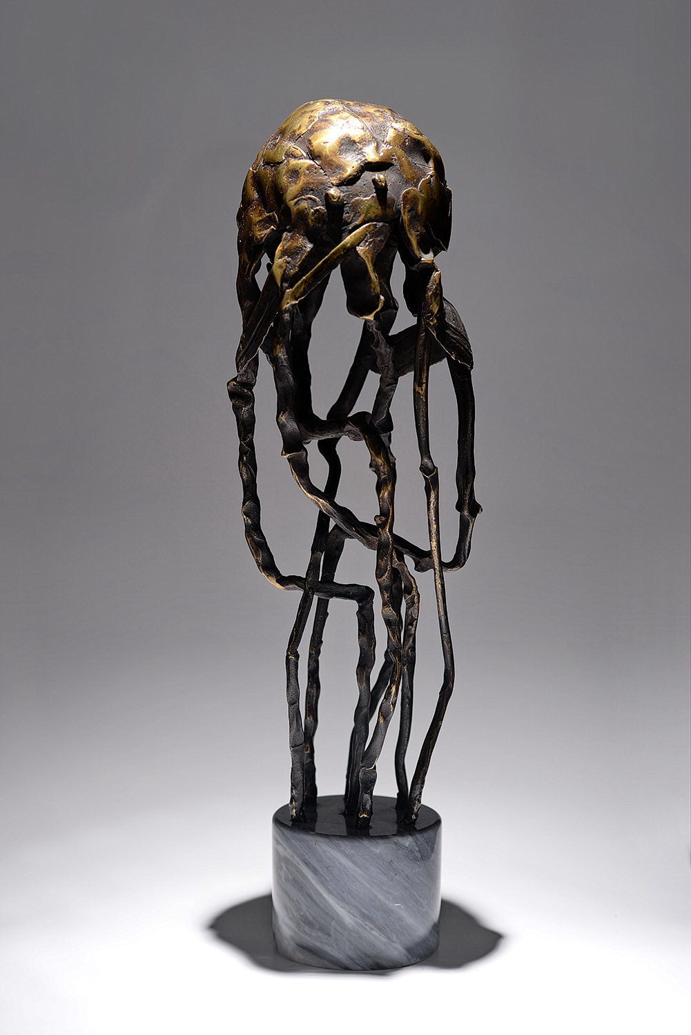 Clepsidra – sculptură în bronz, artist Liviu Bumbu – Liviu Bumbu – O Galerie de Artă