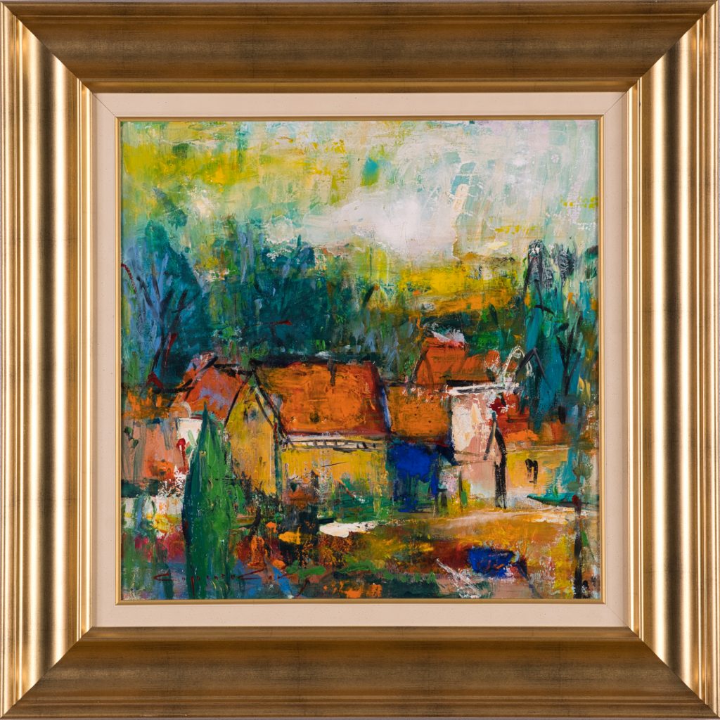 Colț de lume nevăzut – pictură în ulei, artist Iurie Cojocaru – Iurie Cojocaru – O Galerie de Artă
