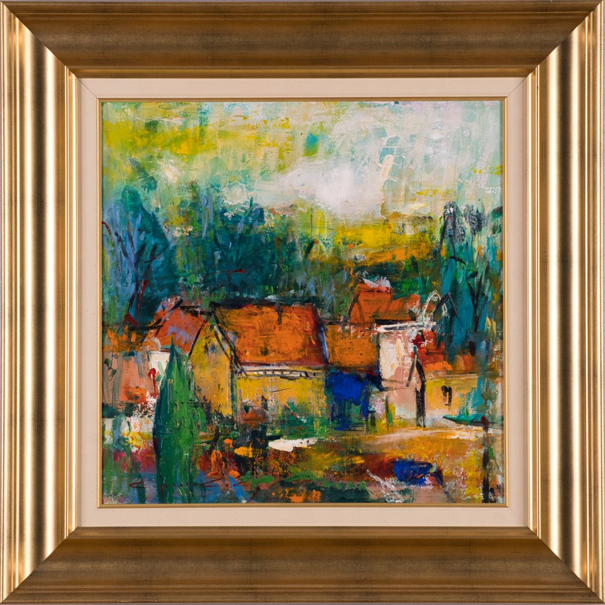 Colț de lume nevăzut – pictură în ulei, artist Iurie Cojocaru – Iurie Cojocaru – O Galerie de Artă
