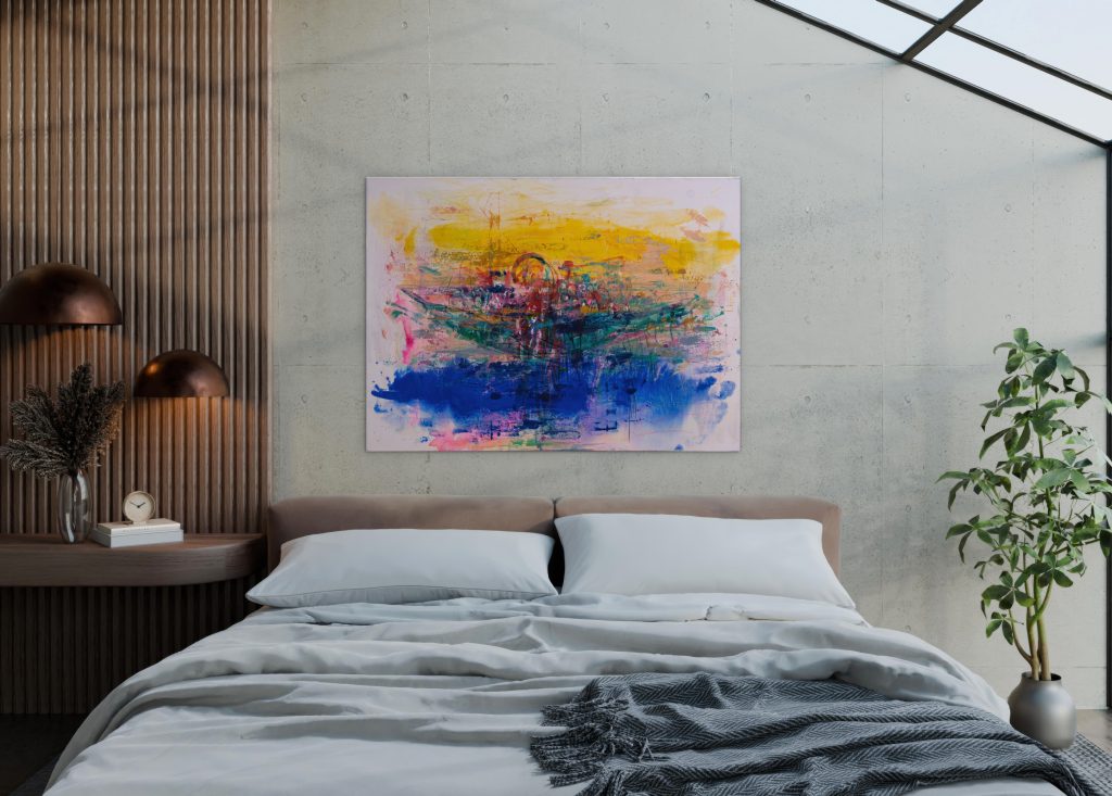 Comunitate – pictură în ulei, artist Iurie Cojocaru – Iurie Cojocaru – O Galerie de Artă