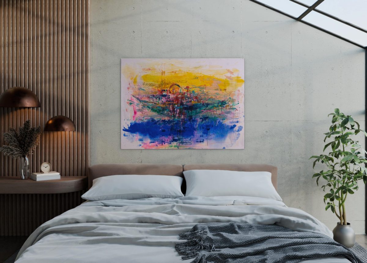 Comunitate – pictură în ulei, artist Iurie Cojocaru – Iurie Cojocaru – O Galerie de Artă