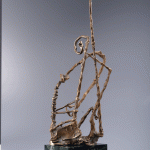 Construcții II – sculptură în bronz, artist Liviu Bumbu – Liviu Bumbu – O Galerie de Artă