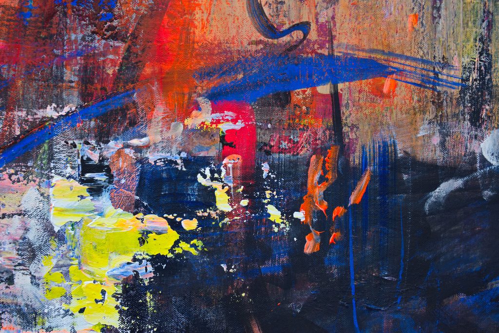 Oglinzile trecutului I – pictură în acrilic, artistă Cristina Marian – Cristina Marian – O Galerie de Artă