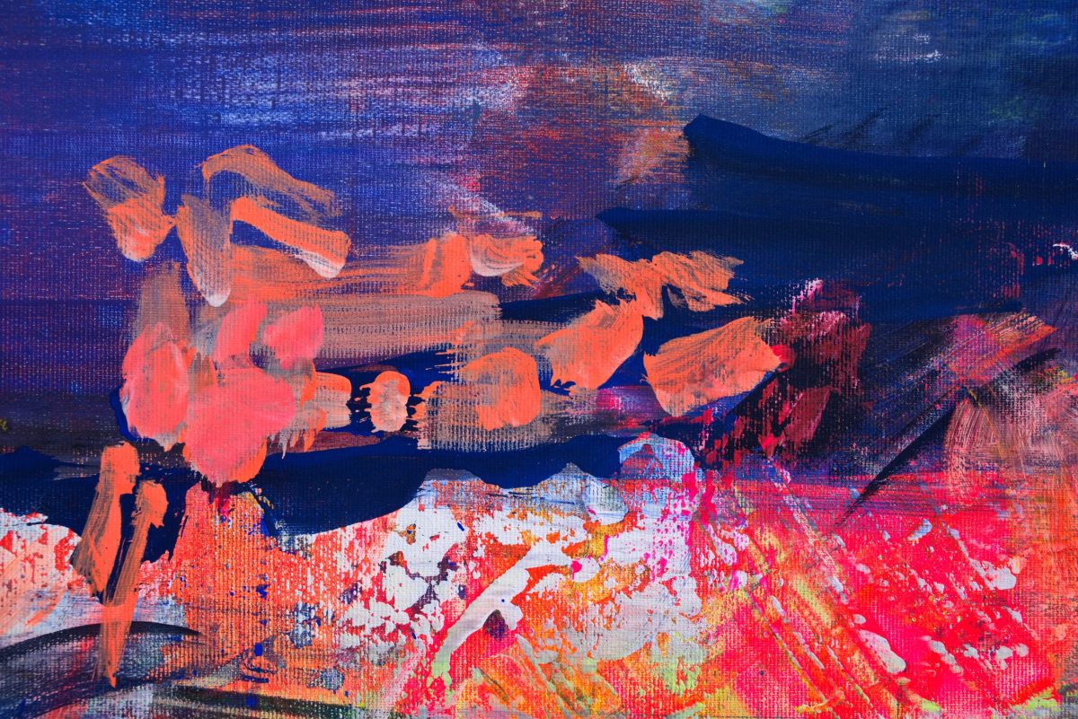 Oglinzile trecutului II – pictură în acrilic, artistă Cristina Marian – Cristina Marian – O Galerie de Artă