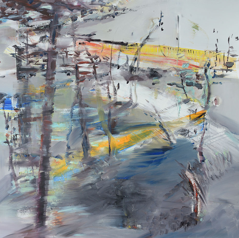 Siluete șterse – pictură în ulei, artistă Cristina Marian – Cristina Marian – O Galerie de Artă