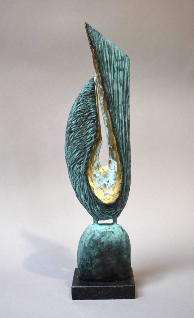 Dancing Queen – sculptură în lut ars patinat, artist Petru Leahu – Petru Leahu – O Galerie de Artă