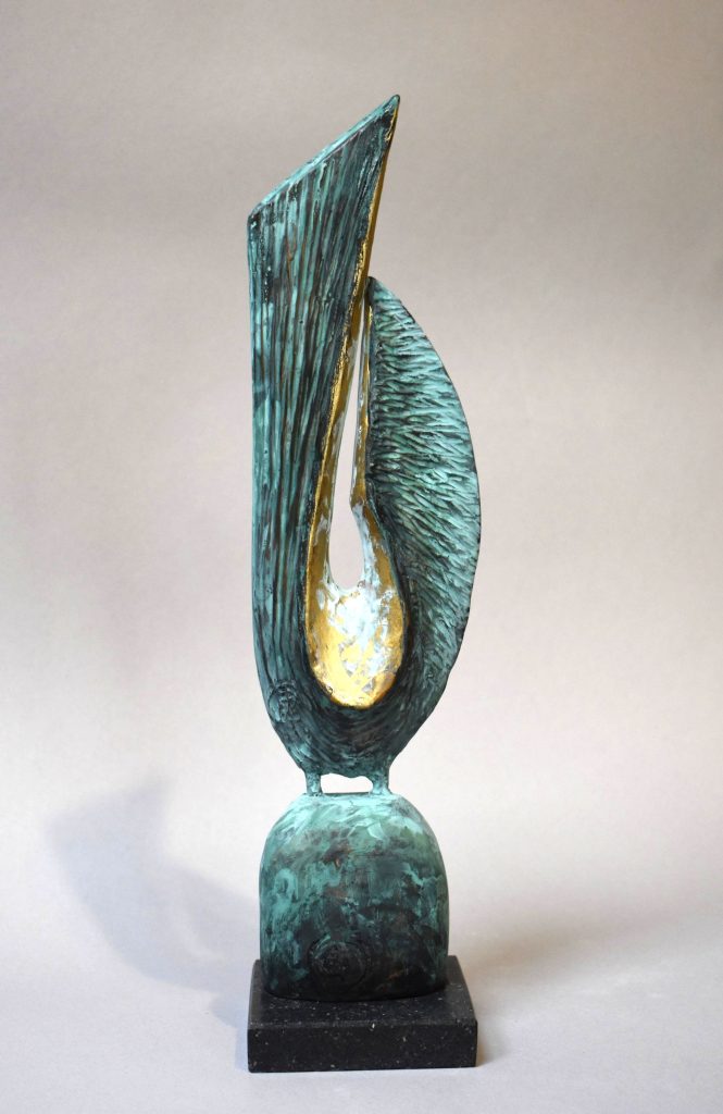 Dancing Queen – sculptură în lut ars patinat, artist Petru Leahu – Petru Leahu – O Galerie de Artă