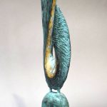 Dancing Queen – sculptură în lut ars patinat, artist Petru Leahu – Petru Leahu – O Galerie de Artă