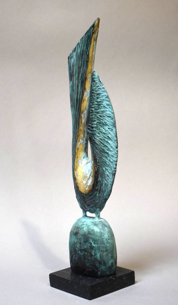 Dancing Queen – sculptură în lut ars patinat, artist Petru Leahu – Petru Leahu – O Galerie de Artă