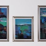 Dimineața – triptic – pictură în acrilic, artist Emanuel Bumbu – Emanuel Bumbu – O Galerie de Artă