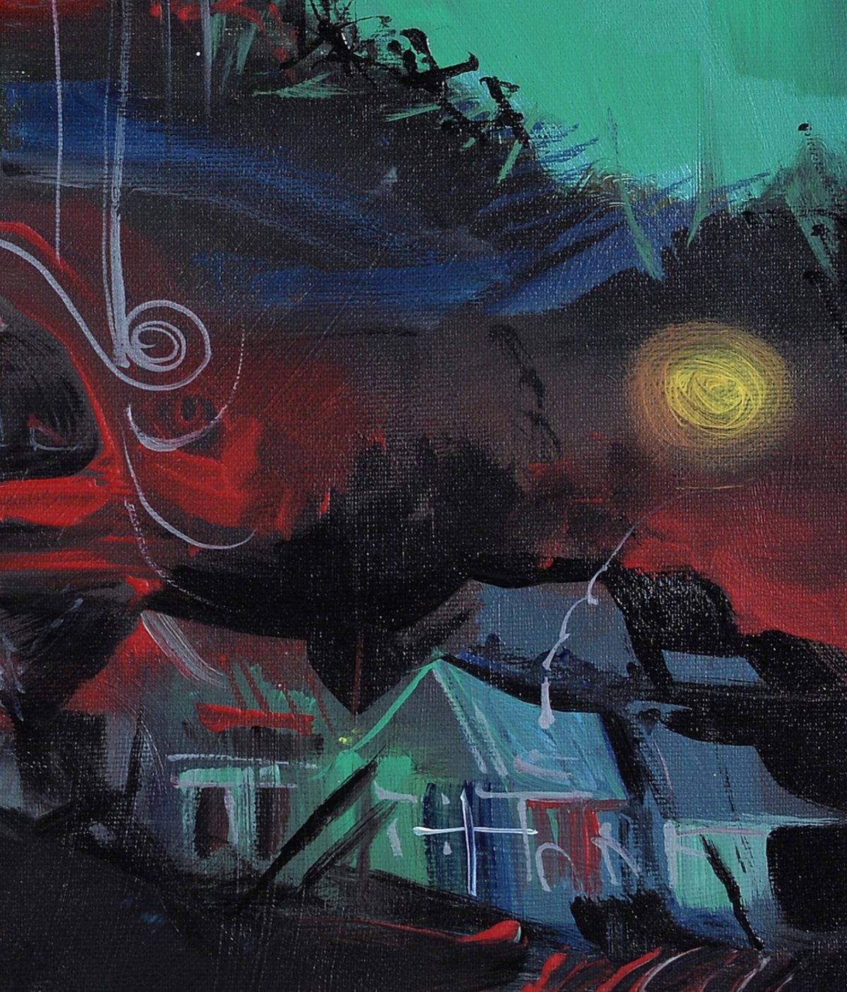 Dimineața1 – pictură în acrilic, artist Emanuel Bumbu – Emanuel Bumbu – O Galerie de Artă