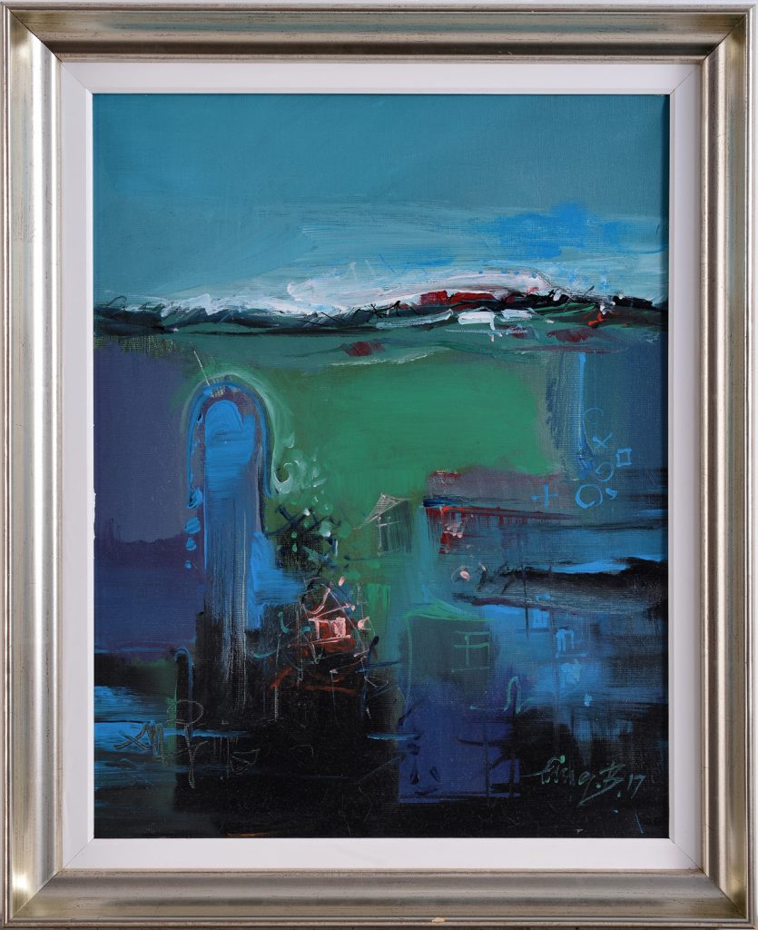 Dimineața 2 – pictură în acrilic, artist Emanuel Bumbu – Emanuel Bumbu – O Galerie de Artă