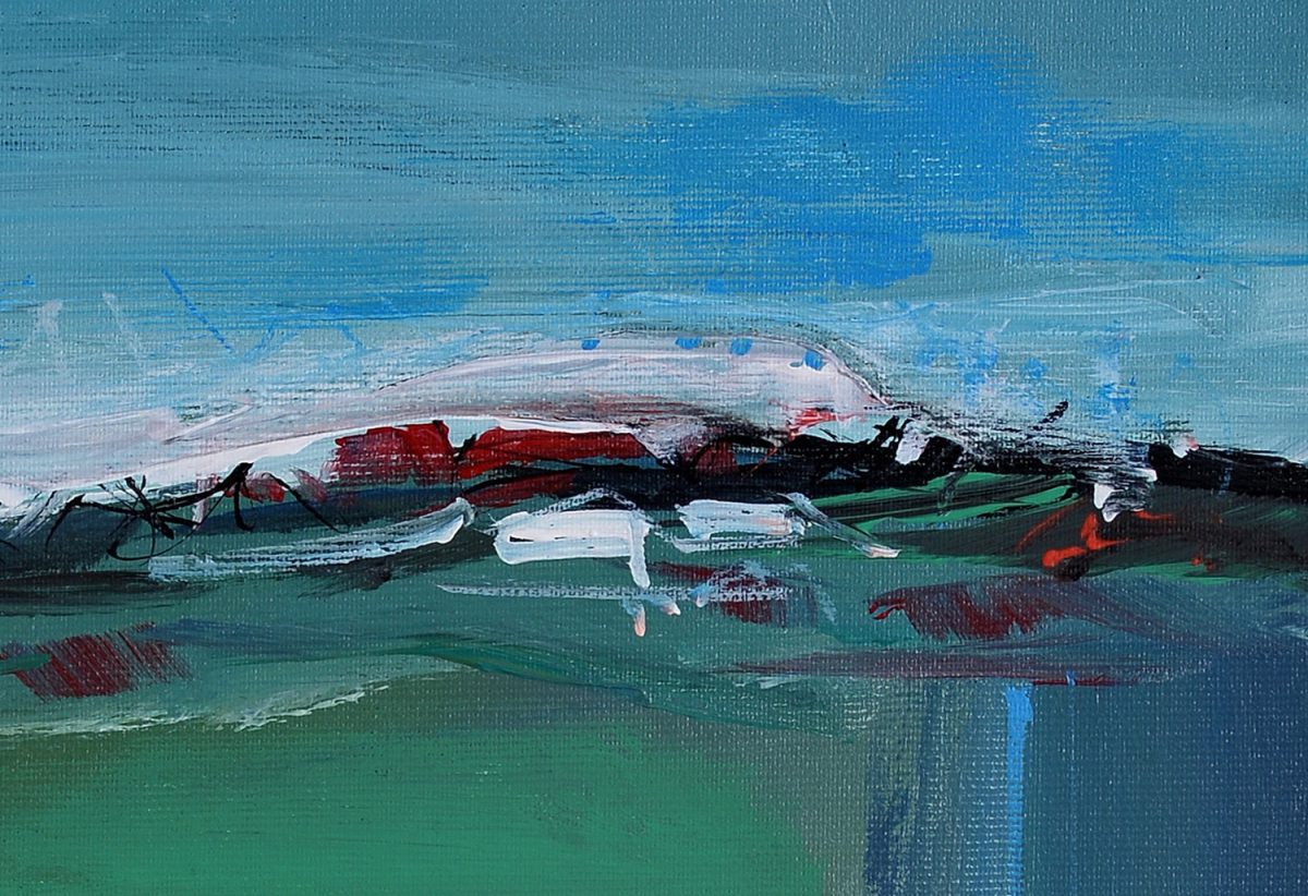 Dimineața 2 – pictură în acrilic, artist Emanuel Bumbu – Emanuel Bumbu – O Galerie de Artă