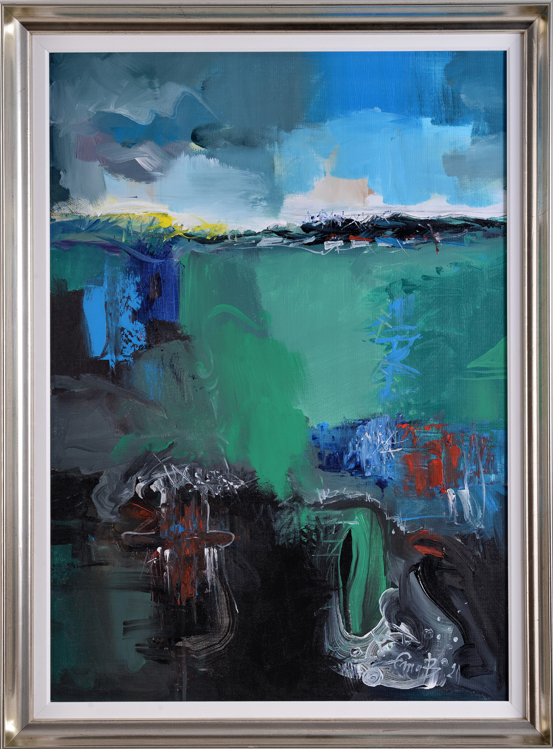Dimineața 3 – pictură în acrilic, artist Emanuel Bumbu – Emanuel Bumbu – O Galerie de Artă