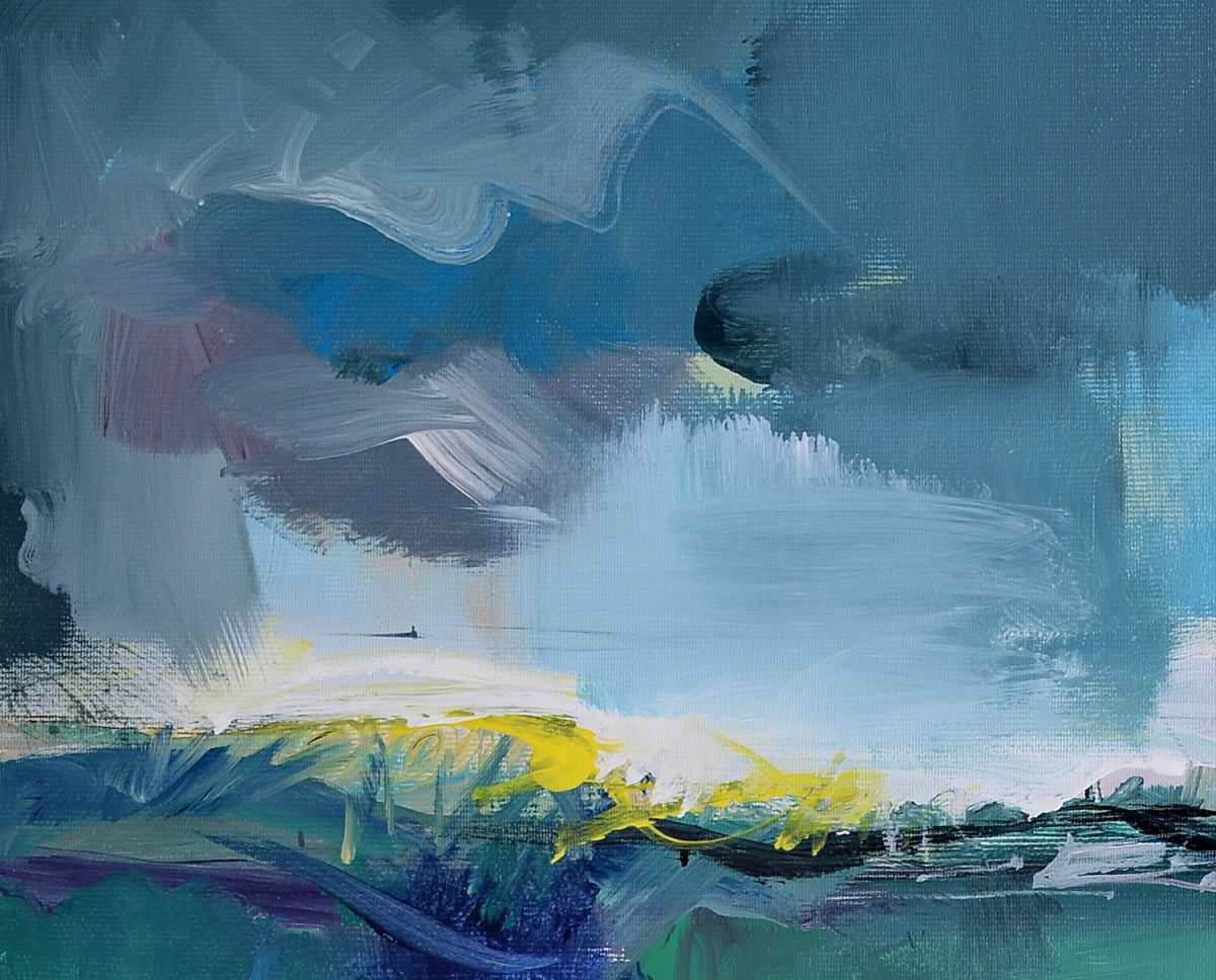 Dimineața 3 – pictură în acrilic, artist Emanuel Bumbu – Emanuel Bumbu – O Galerie de Artă