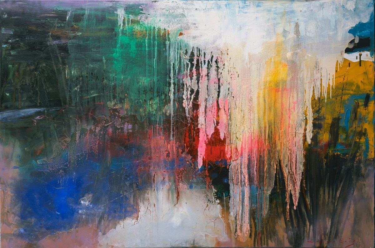 Ecouri din Lumină Nevăzută – pictură în ulei, artist Iurie Cojocaru – Iurie Cojocaru – O Galerie de Artă