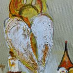 Eliberare – pictură în ulei, artistă Katalin Hajdu – Katalin Hajdu – O Galerie de Artă