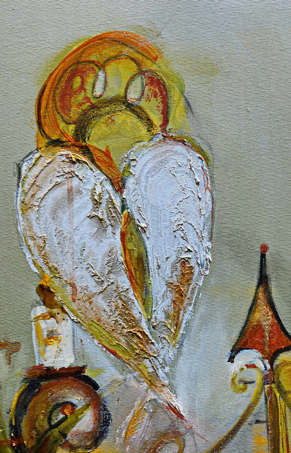 Eliberare – pictură în ulei, artistă Katalin Hajdu – Katalin Hajdu – O Galerie de Artă