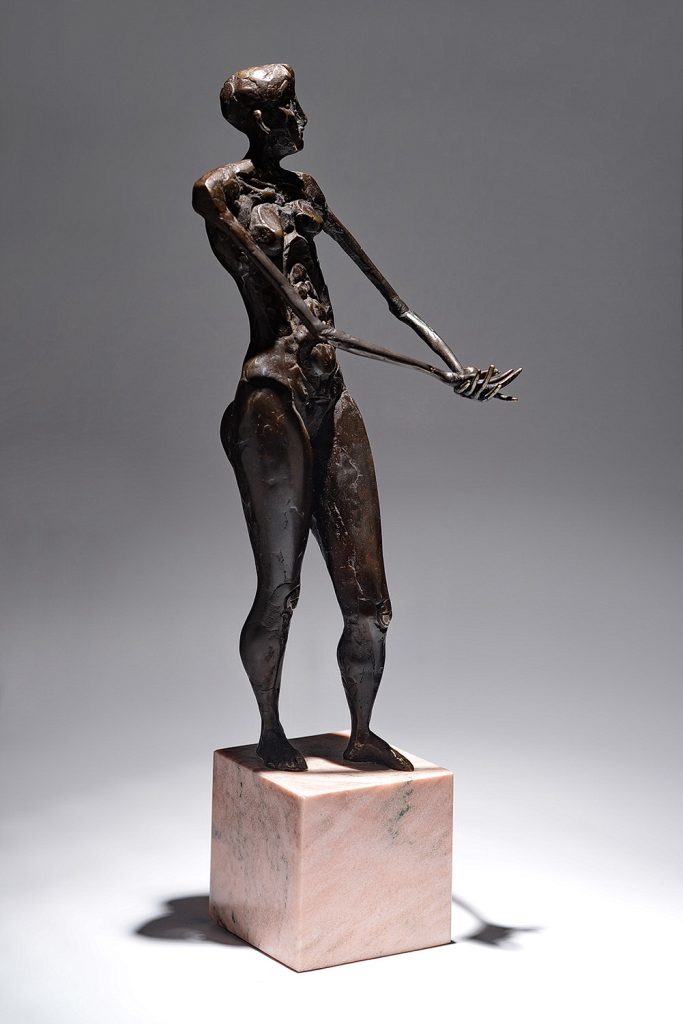 Eva II – sculptură în bronz, artist Liviu Bumbu – Liviu Bumbu – O Galerie de Artă
