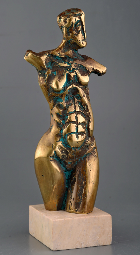 Eva – sculptură în bronz, artist Liviu Bumbu – Liviu Bumbu – O Galerie de Artă