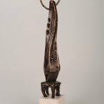 Evanghelist I – sculptură în bronz, artist Liviu Bumbu – Liviu Bumbu – O Galerie de Artă