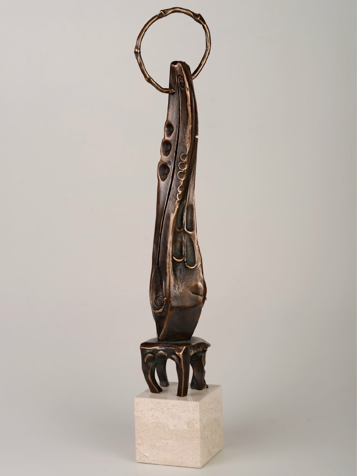 Evanghelist I – sculptură în bronz, artist Liviu Bumbu – Liviu Bumbu – O Galerie de Artă
