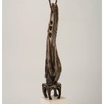 Evanghelist I – sculptură în bronz, artist Liviu Bumbu – Liviu Bumbu – O Galerie de Artă
