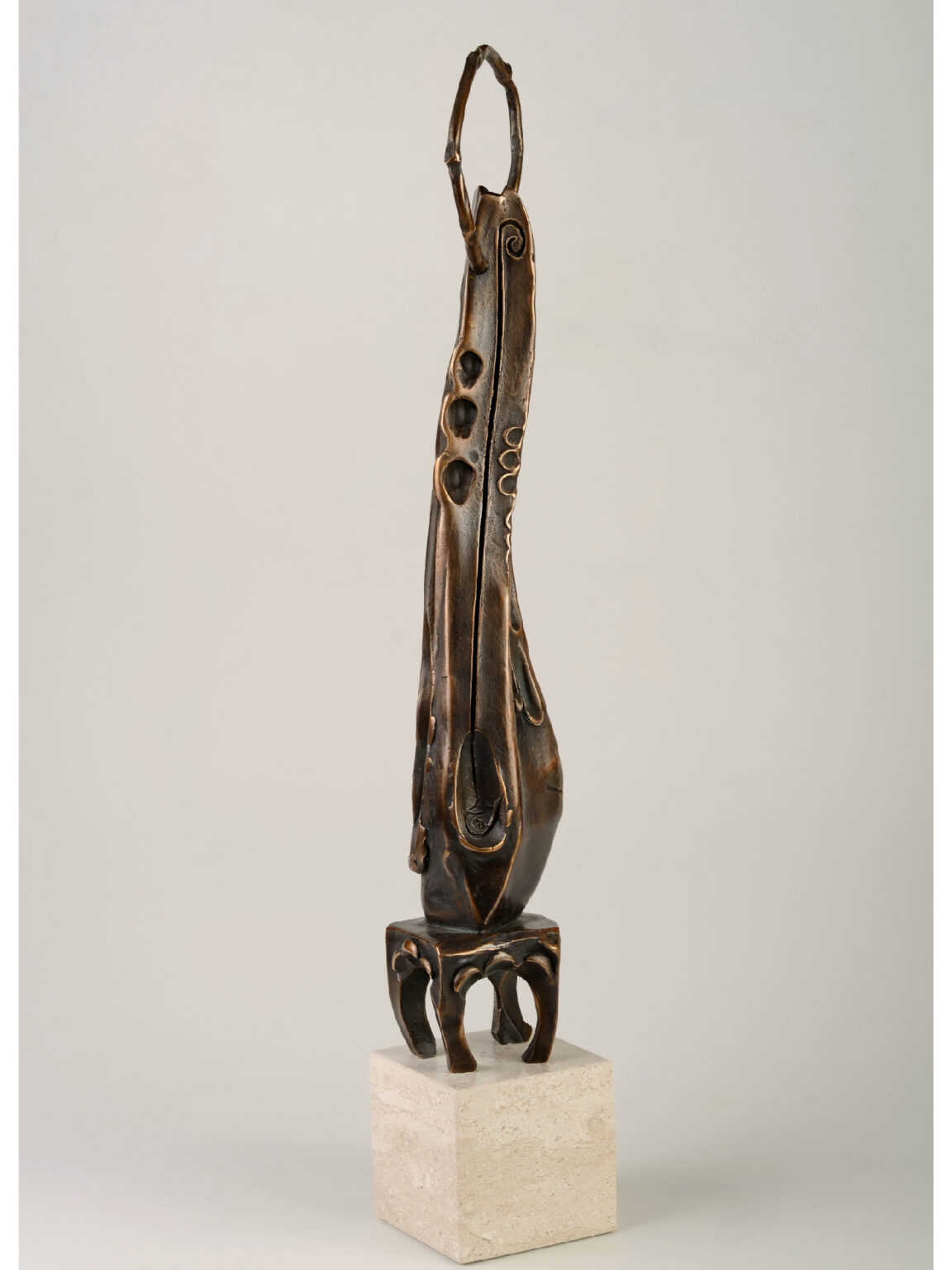 Evanghelist I – sculptură în bronz, artist Liviu Bumbu – Liviu Bumbu – O Galerie de Artă