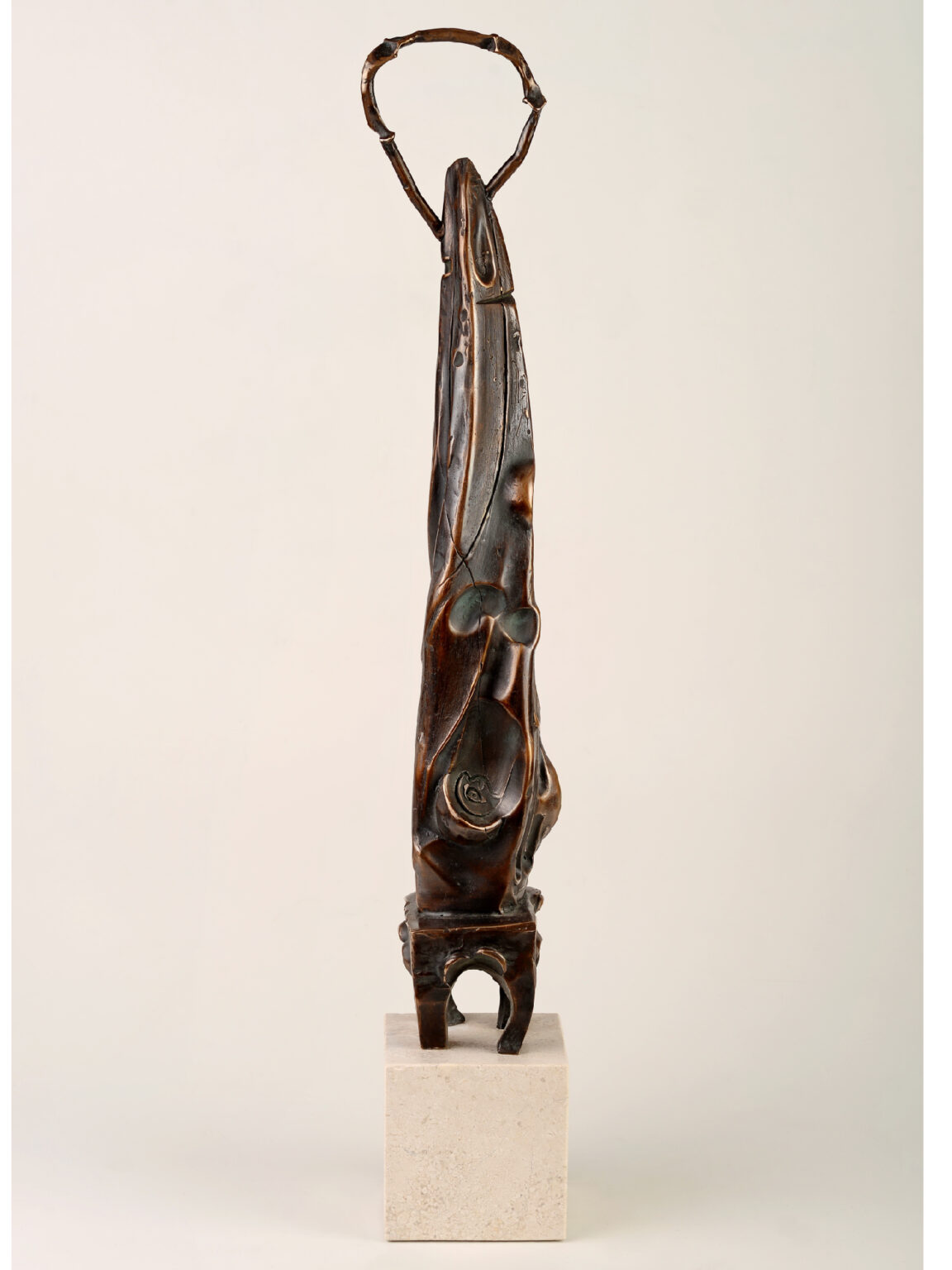 Evanghelist III – sculptură în bronz, artist Liviu Bumbu – Liviu Bumbu – O Galerie de Artă