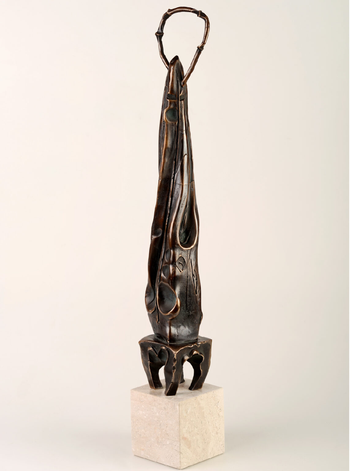 Evanghelist III – sculptură în bronz, artist Liviu Bumbu – Liviu Bumbu – O Galerie de Artă