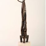 Evanghelist IV – sculptură în bronz, artist Liviu Bumbu – Liviu Bumbu – O Galerie de Artă