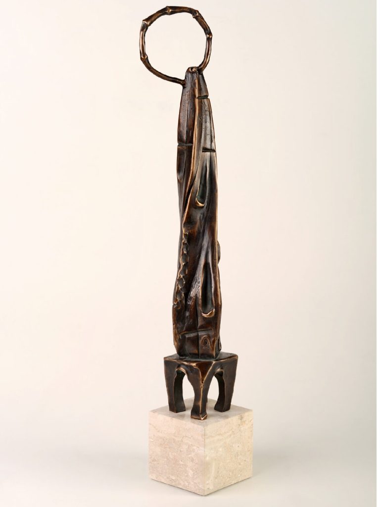 Evanghelist IV – sculptură în bronz, artist Liviu Bumbu – Liviu Bumbu – O Galerie de Artă