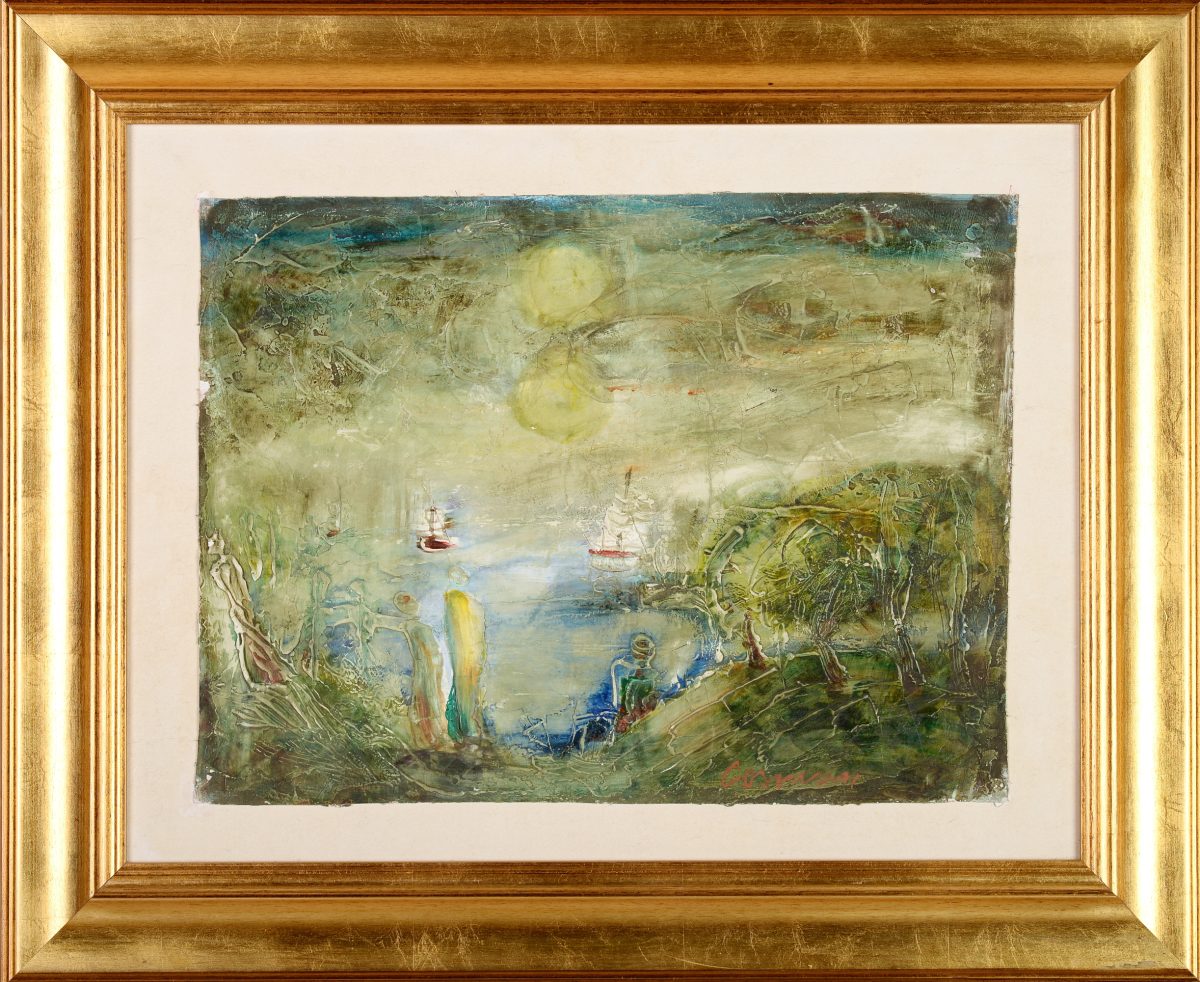 Exil – pictură în ulei, artist Octavian Cosman – Octavian Cosman – O Galerie de Artă