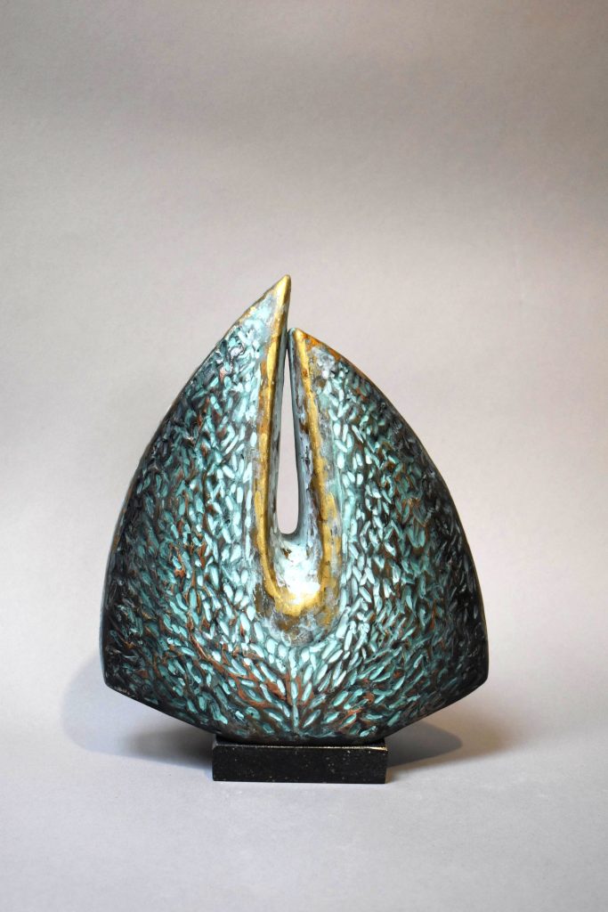 Family tree – sculptură în lut ars patinat, artist Petru Leahu – Petru Leahu – O Galerie de Artă