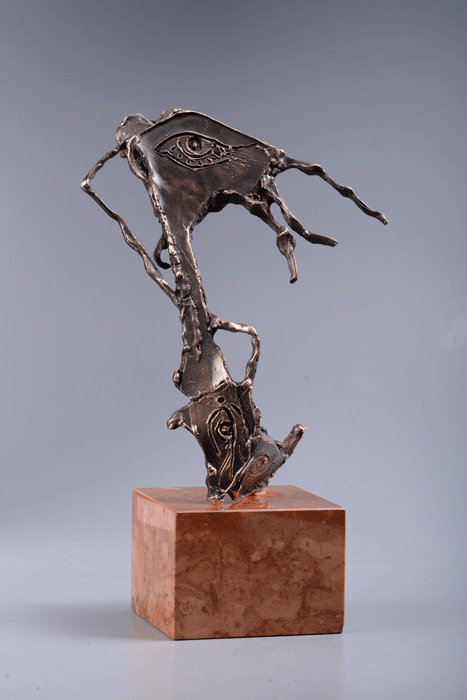 Zmeu – sculptură în bronz, artist Liviu Bumbu – Liviu Bumbu – O Galerie de Artă