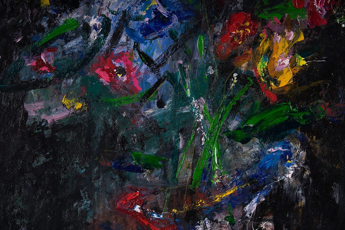 Florile răului II (Charles Baudelaire) – pictură în ulei, artist Iurie Cojocaru – Iurie Cojocaru – O Galerie de Artă
