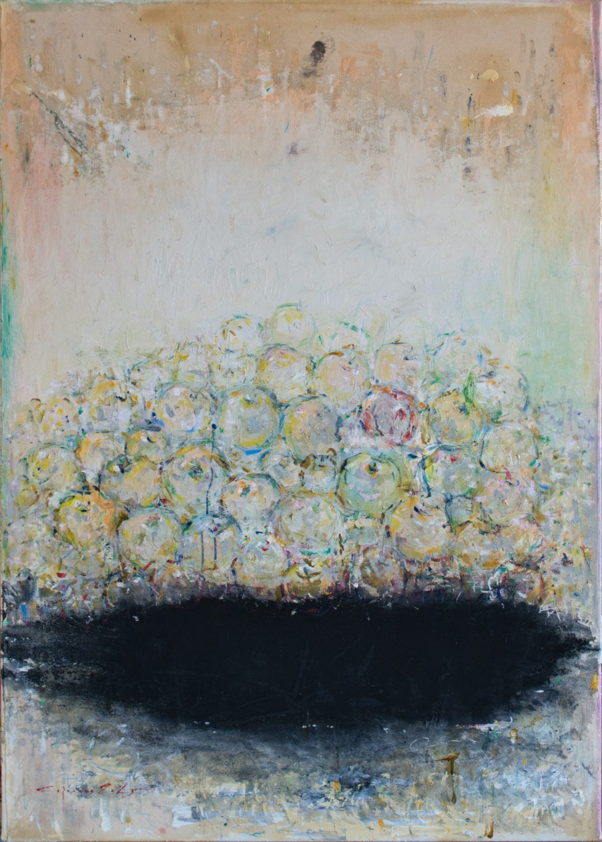 Fragilitatea colectivă – pictură în ulei, artist Iurie Cojocaru – Iurie Cojocaru – O Galerie de Artă