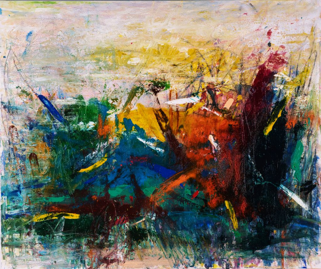 Frecvențe cromatice din peisajul transilvan I – pictură în ulei, artist Iurie Cojocaru – Iurie Cojocaru – O Galerie de Artă