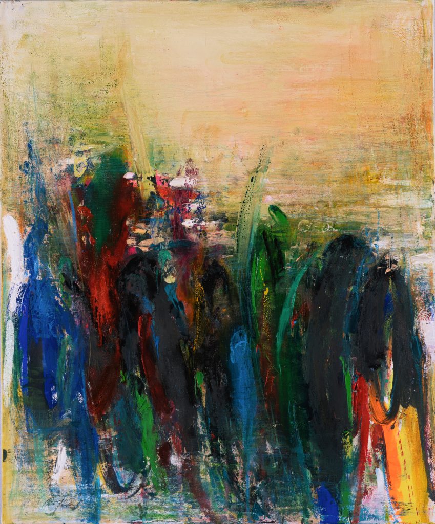 Frecvențe cromatice din peisajul transilvan II – pictură în ulei, artist Iurie Cojocaru – Iurie Cojocaru – O Galerie de Artă