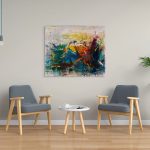 Frecvențe cromatice din peisajul transilvan I – pictură în ulei, artist Iurie Cojocaru – Iurie Cojocaru – O Galerie de Artă