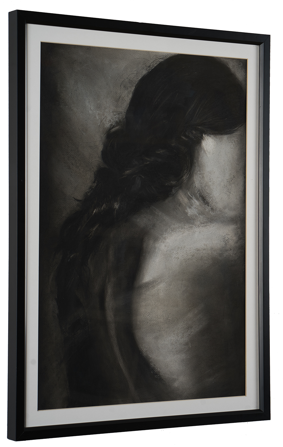 I decided to – cărbune,pastel pe hârtie, artistă Edmona – Edmona – O Galerie de Artă