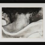 I lost my pearl – cărbune,pastel pe hârtie, artistă Edmona – Edmona – O Galerie de Artă