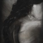 I decided to – cărbune,pastel pe hârtie, artistă Edmona – Edmona – O Galerie de Artă