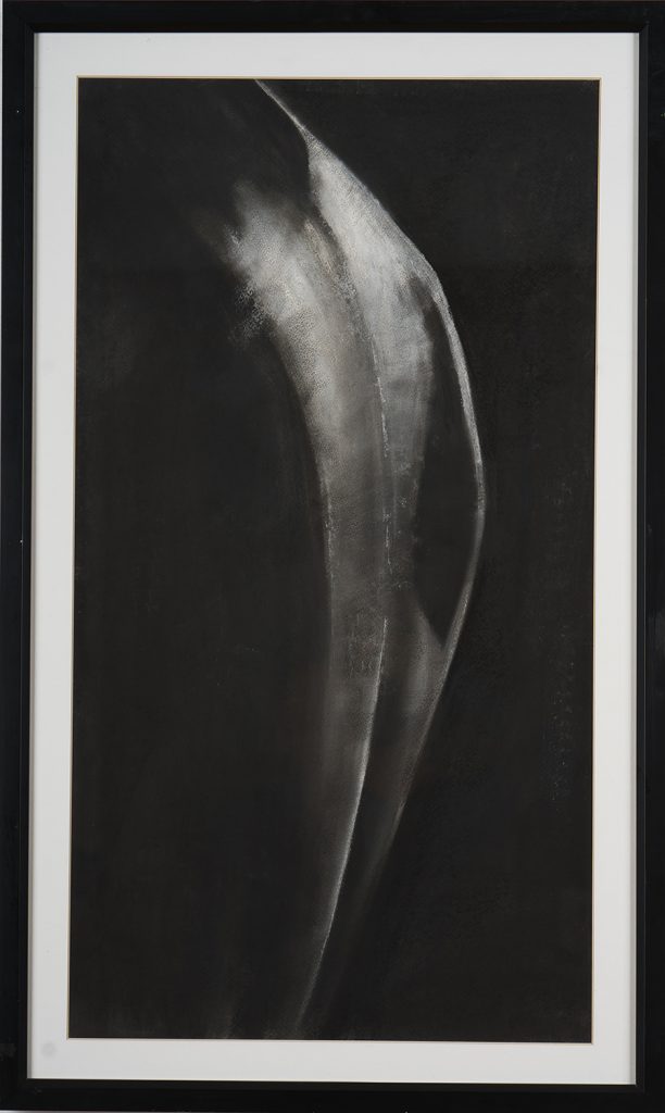 Iceberg – cărbune ,pastel pe hârtie, artistă Edmona – Edmona – O Galerie de Artă