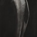 Iceberg – cărbune ,pastel pe hârtie, artistă Edmona – Edmona – O Galerie de Artă