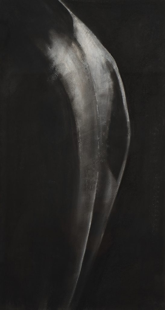 Iceberg – cărbune ,pastel pe hârtie, artistă Edmona – Edmona – O Galerie de Artă